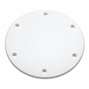 T-H Marine DSSDP12DP Designer Series Screw-Down Plate 6" White - Product View
