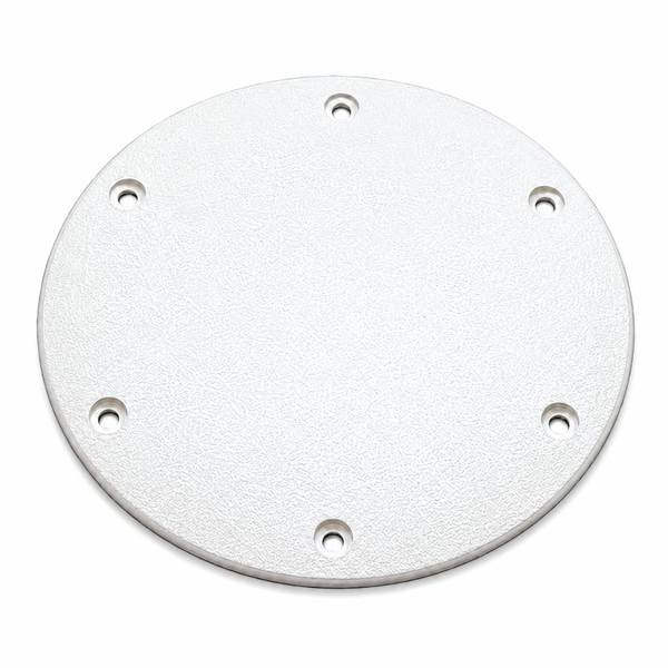 T-H Marine DSSDP12DP Designer Series Screw-Down Plate 6" White - Product View