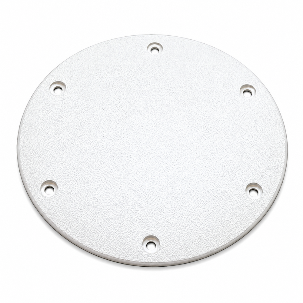 T-H Marine DSSDP12DP Designer Series Screw-Down Plate 6" White - Product View