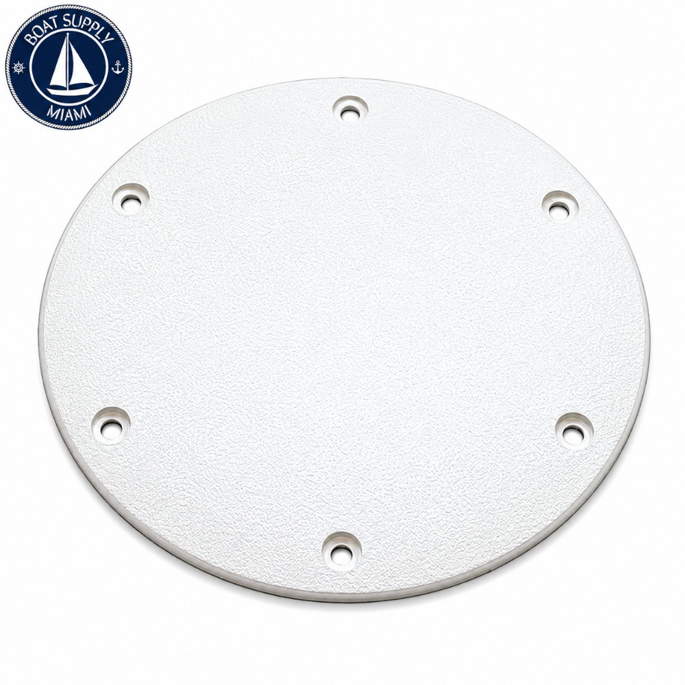 T-H Marine DSSDP12DP Designer Series Screw-Down Plate 6" White