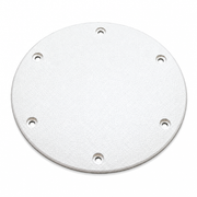 T-H Marine DSSDP22DP Designer Series Screw-Down Plate 8" White - Product View