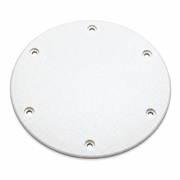 T-H Marine DSSDP22DP Designer Series Screw-Down Plate 8" White - Product View