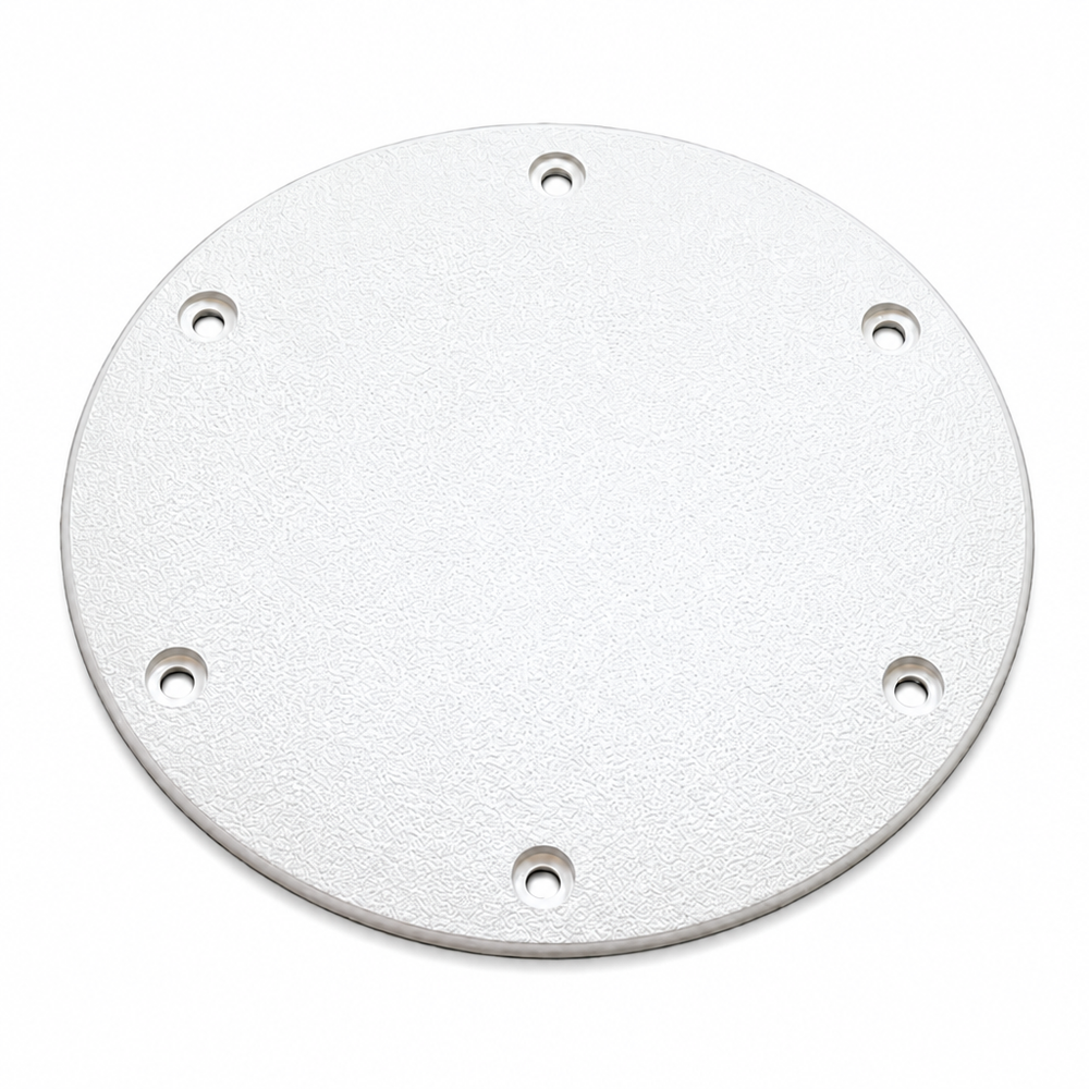 T-H Marine DSSDP22DP Designer Series Screw-Down Plate 8" White - Product View