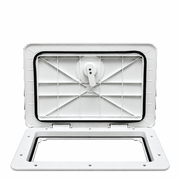 T-H Marine HAT11152DP Sure-Seal Non-Locking Marine Access Hatch 11" x 15" Polar White - Product View