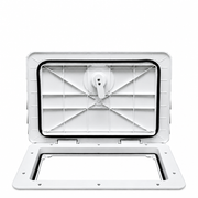 T-H Marine HAT13172DP Sure-Seal Marine Access Hatch without Lock 13" x 17" Polar White - Product View
