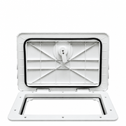 T-H Marine HAT13242DP Sure-Seal Marine Access Hatch without Lock 13" x 24" Polar White - Product View