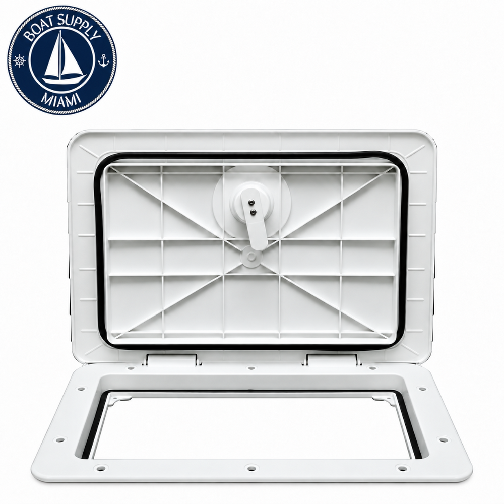 T-H Marine HAT13302DP Sure-Seal Non-Locking Marine Access Hatch 13" x 30" Polar White