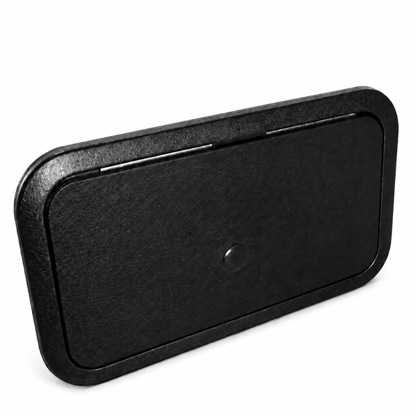 T-H Marine HDS13241DP Designer Series Non-Locking Access Hatch 13" x 24" Black - Product View