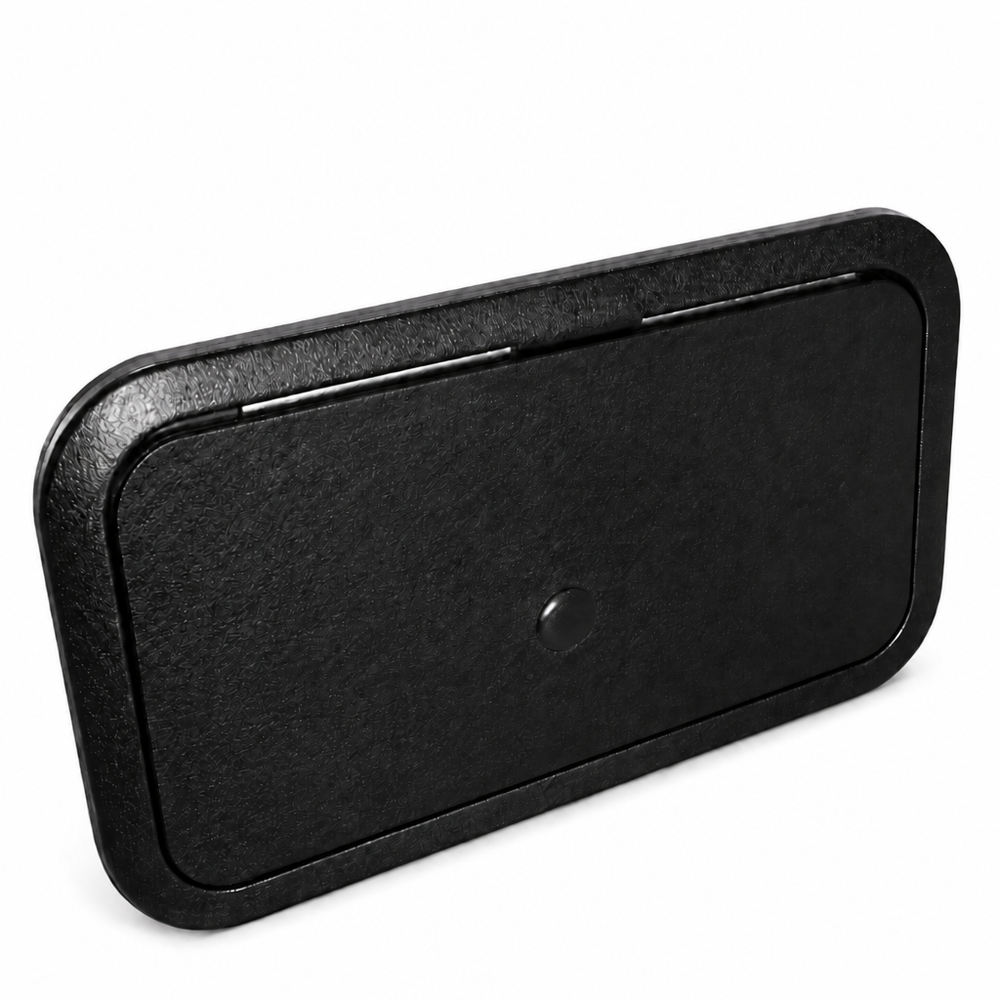 T-H Marine HDS13241DP Designer Series Non-Locking Access Hatch 13" x 24" Black - Product View