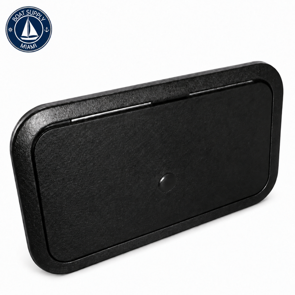 T-H Marine HDS13241DP Designer Series Non-Locking Access Hatch 13" x 24" Black