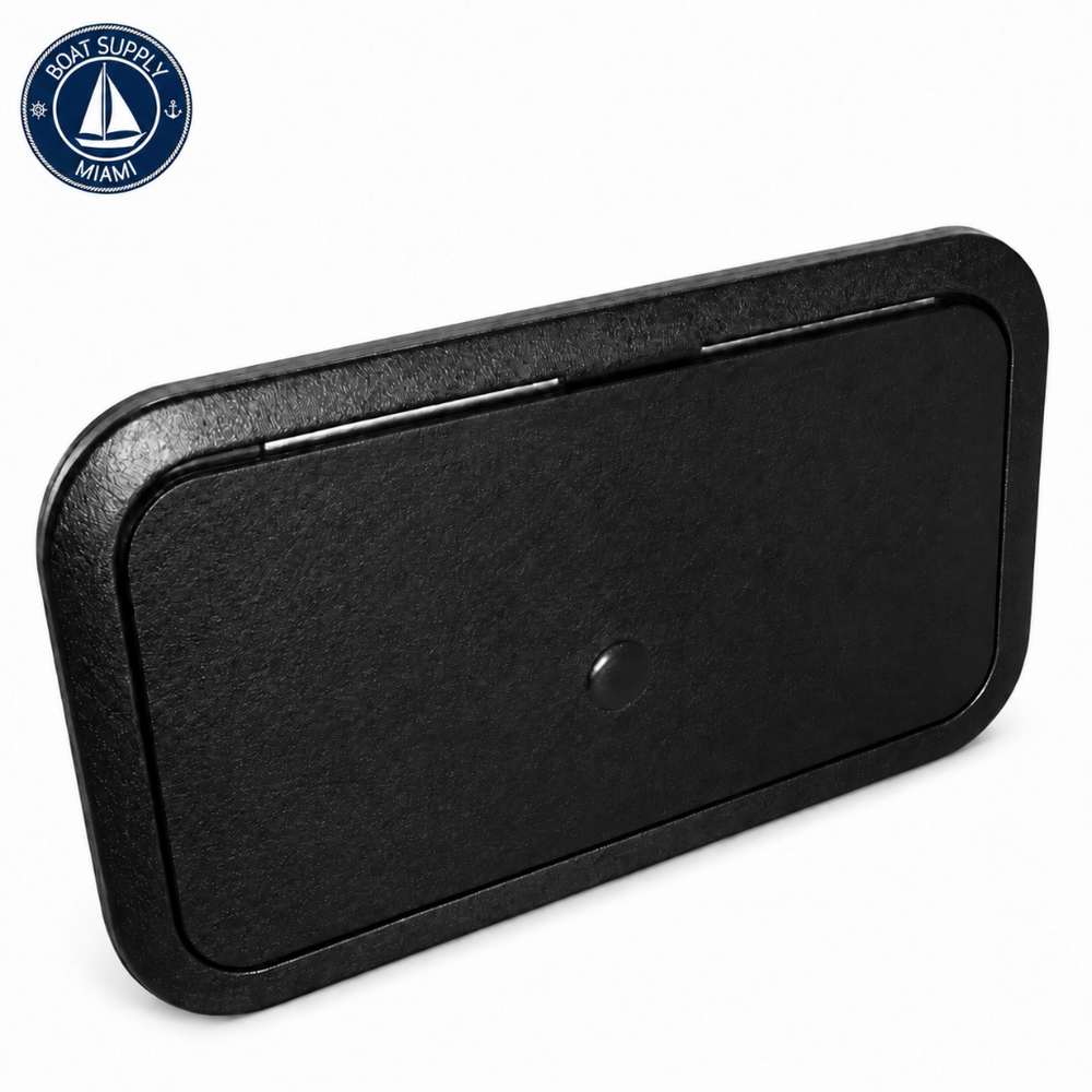 T-H Marine HDS13241DP Designer Series Non-Locking Access Hatch 13" x 24" Black