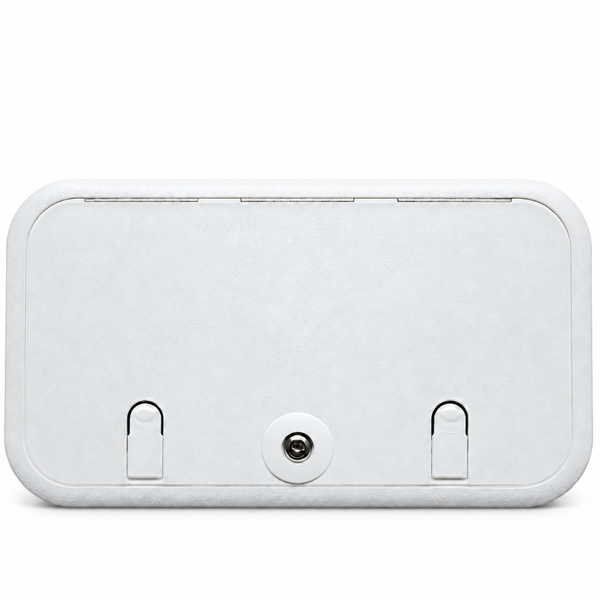 T-H Marine HDSL13242DP Designer Series Locking Access Hatch 13" x 24" White - Product View