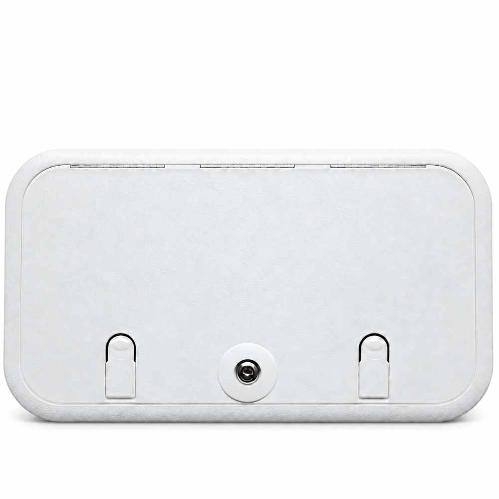 T-H Marine HDSL13242DP Designer Series Locking Access Hatch 13" x 24" White - Product View