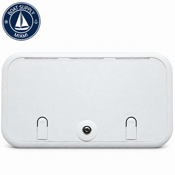 T-H Marine HDSL13242DP Designer Series Locking Access Hatch 13" x 24" White