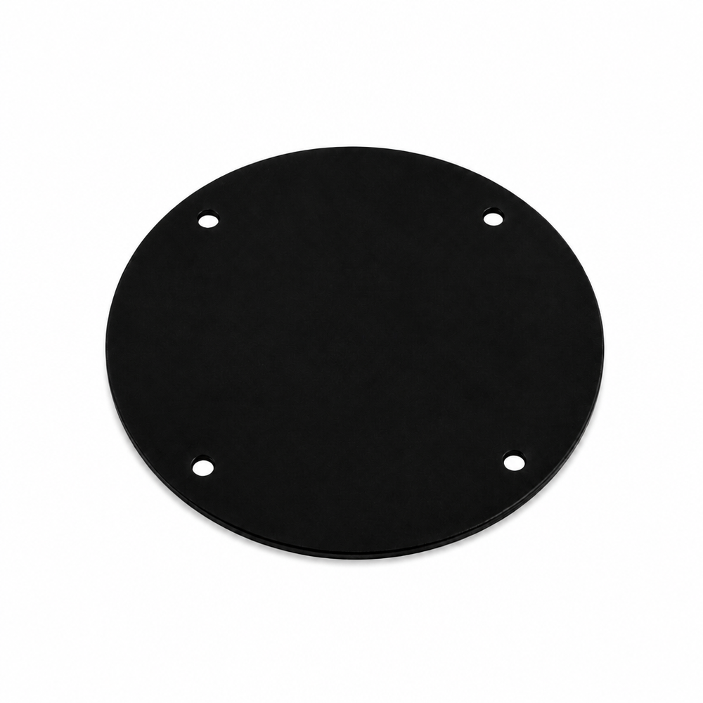 T-H Marine SDP2DP Screw-Down Deck Plate 8" Black - Product View